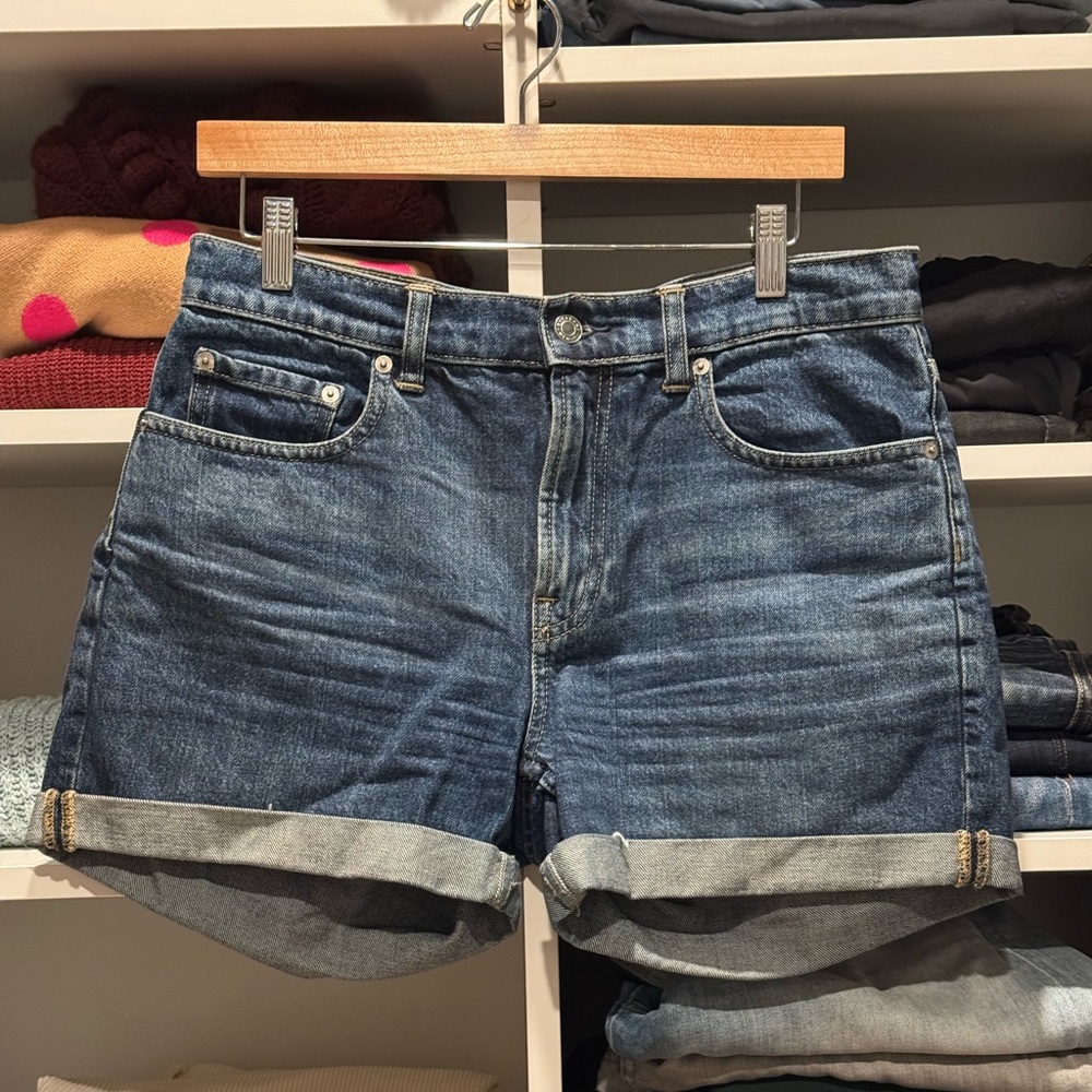 Everlane Denim Rolled Hem Shorts